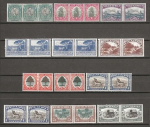 SOUTH AFRICA 1947/54 SG 114/122b + Shades MINT - Picture 1 of 2