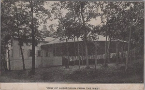 View Of Auditorium From The West Macungie PA 1900s Postcard - Imagen 1 de 2