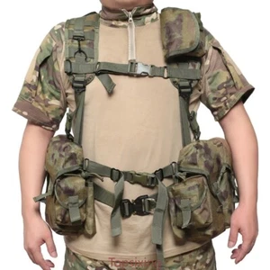 Russische SMERSH M1 Taktische Weste Chest Rig Multi Leicht Erweiterbar A-TACS FG - Bild 1 von 18