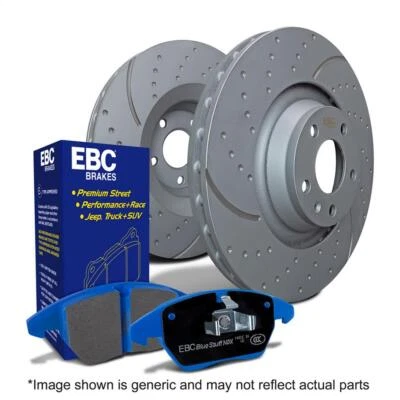 EBC Brakes DscBrkPadRtr Rear S6K FMSI D1386 2011 thru Fits 2017 Audi S4 3.0 Supe - Image 1 of 2