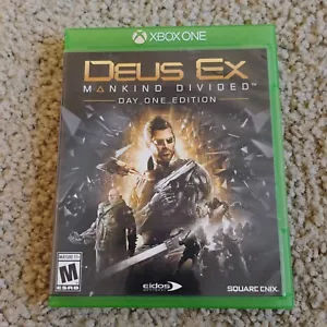 Deus Ex: Mankind Divided (Microsoft Xbox One, 2016) Complete and Tested - Picture 1 of 5