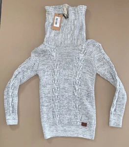Men's Leif Nelson Premium Knitwear Sweater Pullover Turtleneck Sweater - Large  - Picture 1 of 9