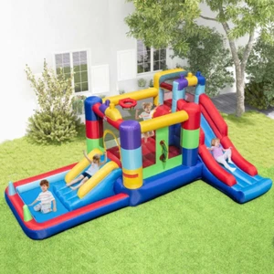 Casa de rebote inflable con soplador y pozo de bolas ¡para diversión sin fin! - Imagen 1 de 11