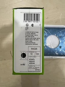 Box mit 10 Leviton Steckdosenabdeckungen 84016 - Bild 1 von 6