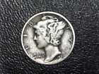 1943 D USA 10 cents argent mercure dime