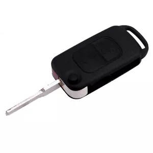 Funda llavero abatible de 2 botones apta para Mercedes Benz A C E W203 W210 - Imagen 1 de 4