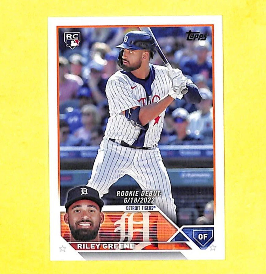 2023 Topps Update US298 Riley Greene Rookie Debut Card Tigers QUANTITY AVAILABLE - Image 1 of 1