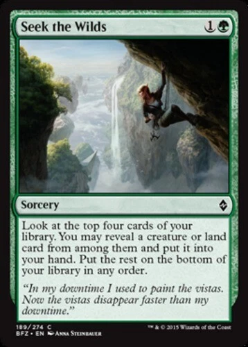 4x Seek the Wilds ~ Near Mint Battle for Zendikar MTG Magic x4 4 UltimateMTG Pla - Image 1 of 1