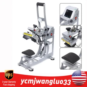 Hat Heat Press Digital Sublimation Heating Pads Transfer Cap Heat Press Machine - Picture 1 of 22