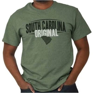 South Carolina Original Souvenir Tourist SC Adult Short Sleeve Crewneck Tee - Picture 1 of 4