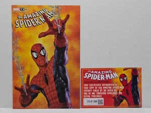 Amazing Spider-Man #73 Legacy #874 - Variante Joe Jusko #173/1000 con certificado de autenticidad en estado bastante bueno/casi nuevo - Imagen 1 de 3