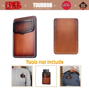 Tourbon Shirt Pocket Protector Pen Tools Organizer Pouch For Worker Doctor Nurse - Picture 1 of 24