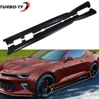 Suit For 2016 Chevrolet Camaro Spoiler Lip Rocker Body Kit (L&R) ABS Plastic - Изображение 1 из 4
