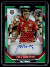 2021/22 Chrome Kamil Piatkowski Topps Salzburg Green On Card Car /25