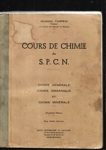 Natürlich Chemie Der Kurse Georges Carpeni 3 Bände Générale Organic Mineral E27H - Bild 1 von 12