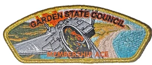 Garden State Council SA-49 Membership Ace EARNED AWARD GMY Brd CSP MINT 75 Made - Picture 1 of 1
