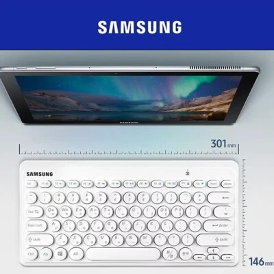 SAMSUNG Wireless Tablet Mini Keyboard Mouse Set SRP-9610W Superior Performance R - Image 1 of 4