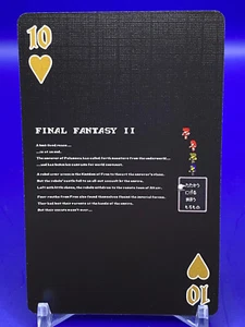 Heart 10 FINAL FANTASY UNIQLO 35 TRUMP YOSHITAKA AMANO SQUARE ENIX Japonés - Imagen 1 de 2