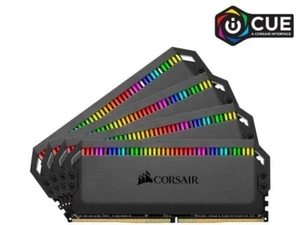 ✔ CORSAIR Dominator PLATINUM RGB 64GB (4x16GB) 3466 MHz *B-DIE* (ver 4.31) DDR4 - Picture 1 of 5