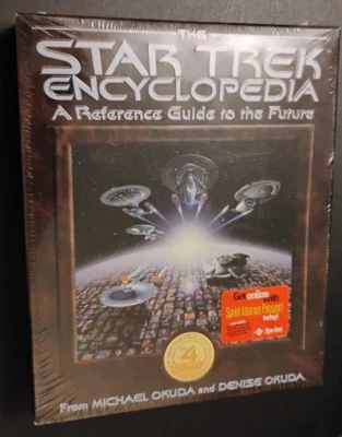 VTG 1997 PC Big Box Star Trek Encyclopedia CD-ROM New & Factory Sealed - Image 1 of 4