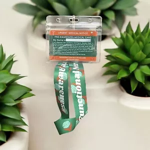 Functional Neurological Disorder Medical Alert Card & Lanyard Pack - Picture 1 of 7