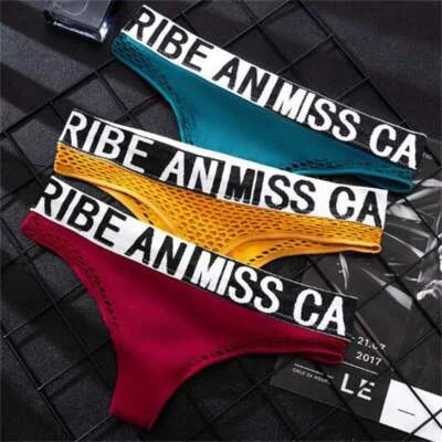 Sexy Damen-Höschen Sportunterwäsche Mode Netz Dessous heiß G-String Tanga - Bild 1 von 4