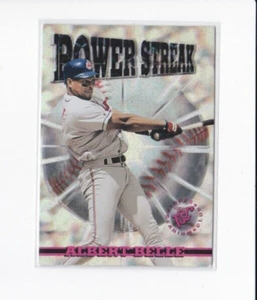ALBERT BELLE 1996 TOPPS STADIUM CLUB POWER STREAK INSERT CARD-SHIPS FREE - Picture 1 of 24