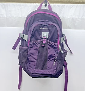 Eddie Bauer Trailhead Backpack Purple Light Daypack Laptop Travel Book Bag - Picture 1 of 7