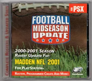 Actualización de mitad de temporada de fútbol americano para Madden NFL 2001 (PC, 2000, GameShark) - Imagen 1 de 4