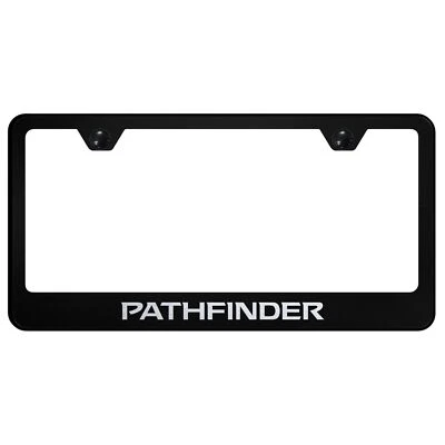 Nissan Pathfinder Laser Etched Logo Stainless Steel License Plate Frame - Image 1 of 3