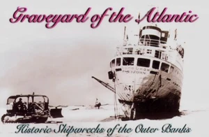 Historic Shipwrecks of the Outer Banks - Graveyard of the Atlantic-4x6 Postcard. - Picture 1 of 2