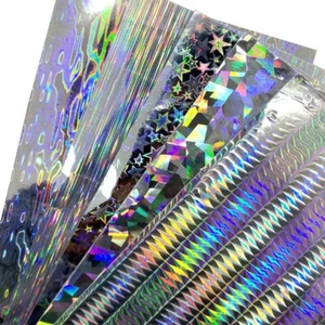 10X Reflective DIY Fishing Lure Sticker Holographic Adhesive Film Flash Tape - Picture 1 of 12