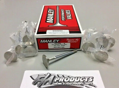 Manley 10765-8 1.600" Small Block Chevy Street Flo Exhaust Valves Set Of 8 - Image 1 of 4