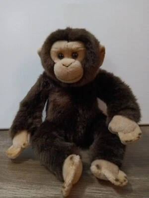 Ganz Webkinz Signature Chimpanzee WKS1002 Plush 12" -No Code  - Image 1 of 4