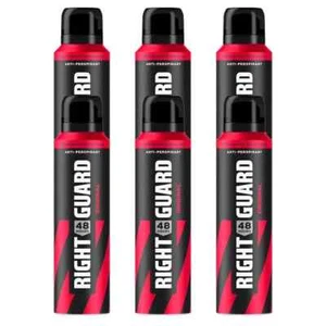 6 x Right Guard Original 48hr Anti-Perspirant 150ml Deodorant UK Stock Seller - Picture 1 of 12