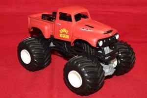 Camión diecast Hot Wheels Monster Jam escala 1/24 excavadora de tumbas rojo clásico retro - Imagen 1 de 3