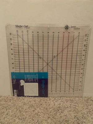 Herramienta de corte acrílico regla ranurada corte sastre June JT796 tela de acolchado Foto 1 de 2