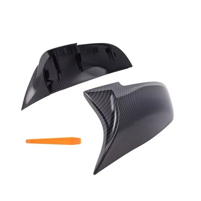 Tapa de aspecto de carbono para BMW F20 F30 F32 116i 118i 51162222543 kit de espejo negro par Foto 1 de 4