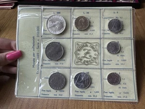 Ipzs Coin Set Series 8 Coins FDC Year 1969 With 500 Livres Caravelle IN Silver - Picture 1 of 2