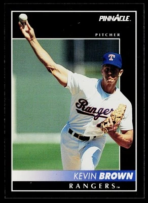 1992 Pinnacle #405 Kevin Brown Texas Rangers - Image 1 of 2