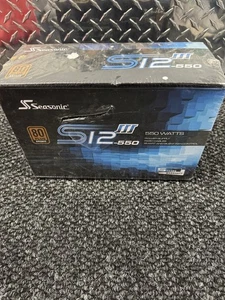 Seasonic S12III 550W 80 PLUS Bronze Netzteil - Modell SSR-550GB - Neu in Box - Bild 1 von 8