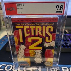 1993 Tetris 2 Nintendo NES Video Game WATA/PSA 9.6 A+ Sealed Not VGA CGC