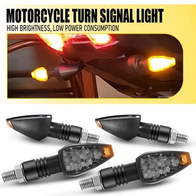 Para Honda CBR600RR CBR500R 300R Motocicleta LED Señales de giro Intermitentes Luces Lámpara Foto 1 de 4