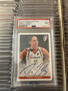 2011 Rittenhouse WNBA Diana Taurasi Autograph Phoenix Mercury PSA 9! - Picture 1 of 14