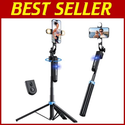 70'' Auto Face Tracking Tripod with Fill Light - Image 1 of 4