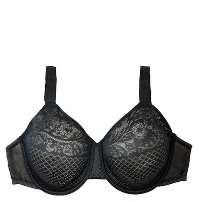 Wacoal Black Visual effects minimizer bra 857210 38DDD - Image 1 of 4