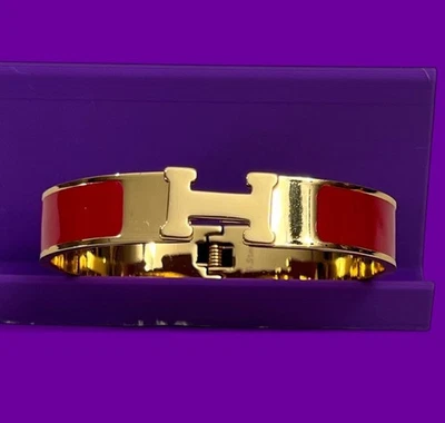 Pulsera Bangel Accesorios de Moda Roja en Oro Sin Marca Foto 1 de 3