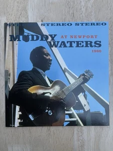Muddy Waters At Newport 1960 Vinyl Album 12 180g Blue Vinyl Reissue DOL 931HB - Picture 1 of 4