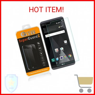 Protector de pantalla de vidrio templado SuperGuardZ [paquete de 2] para LG V20, 9H, 0,3 mm, 2,5D Foto 1 de 2
