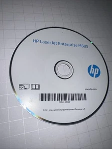 Hp LaserJet Enterprise M605 Printer Software Driver CD DVD only - Picture 1 of 1